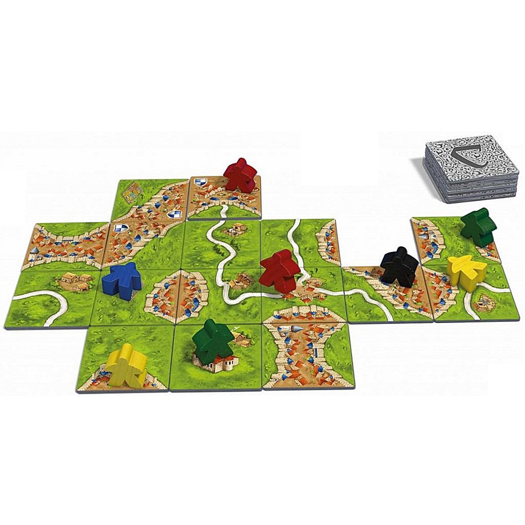999 Games Carcassonne - Tile-Laying Game for 2-5 Players - Ages 7+