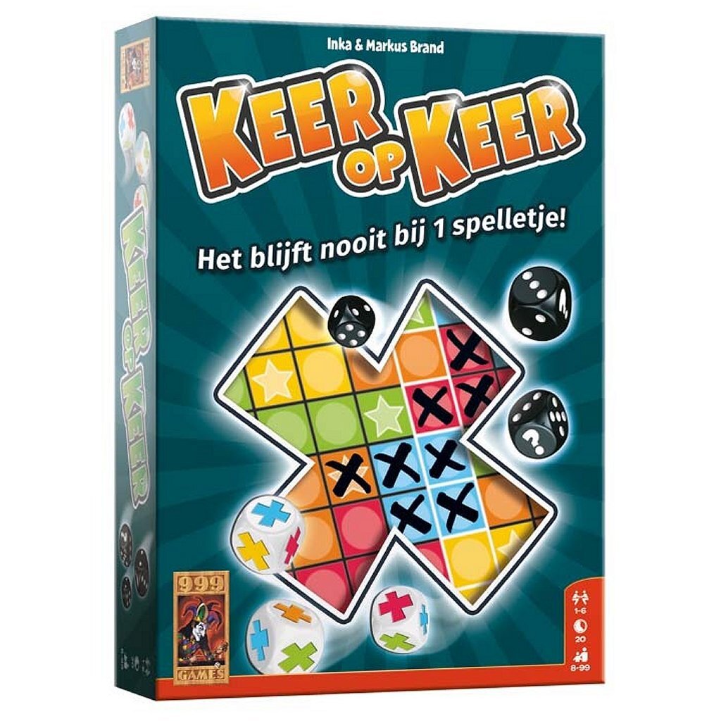 999 Games Time and Time Again - Strategy Game for 1 to 6 Players - Ages 8+