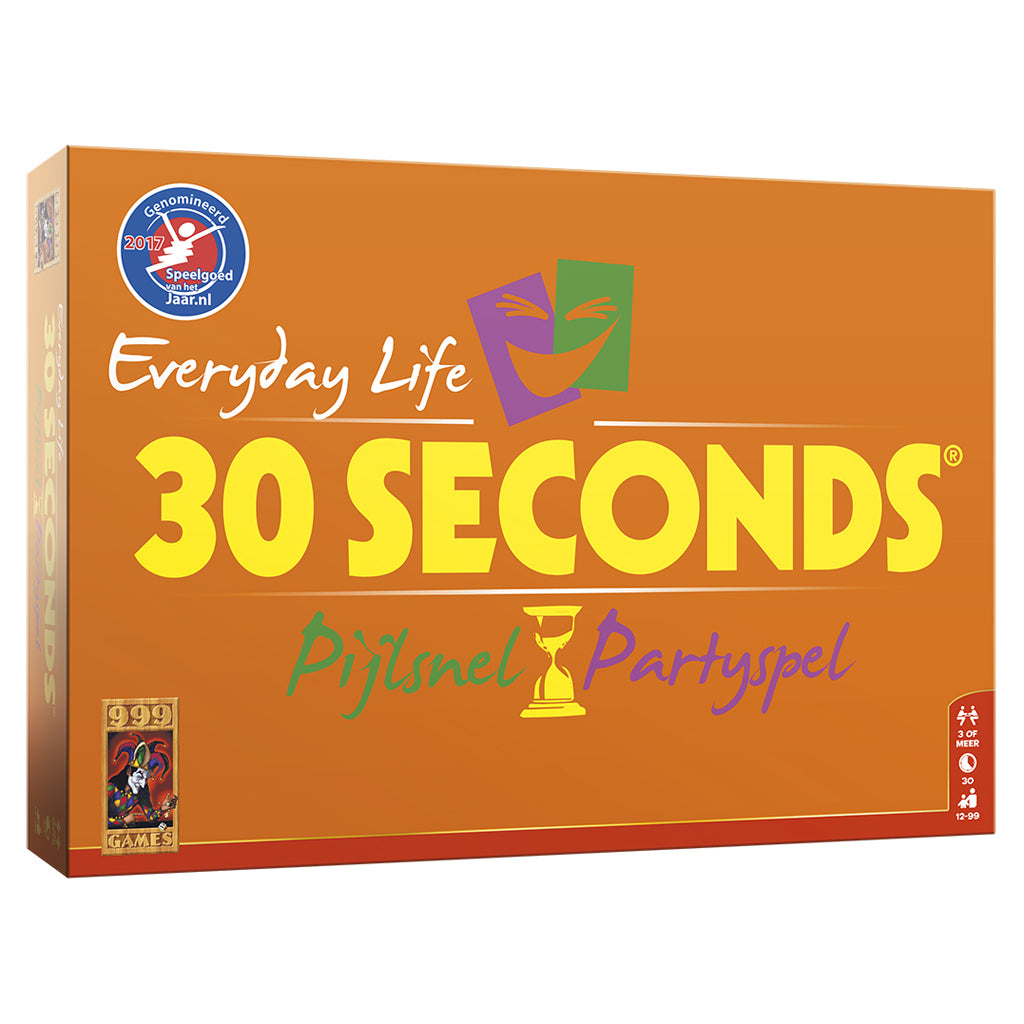 999 Games 30 Seconds Everyday Life Party Game for 3+ Players, Ages 12+