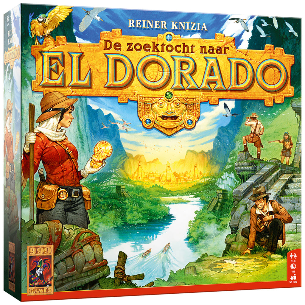 999 Games The Quest for El Dorado Board Game for 2-4 Players, Ages 10+