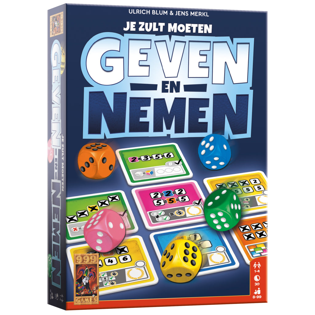 999 Games Give and Take - Dice Game for 1-4 Players Aged 8+
