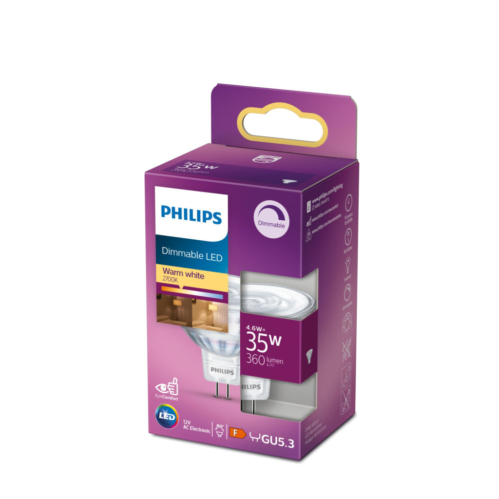 Philips Led Ww 60d D Rf 35w Mr16