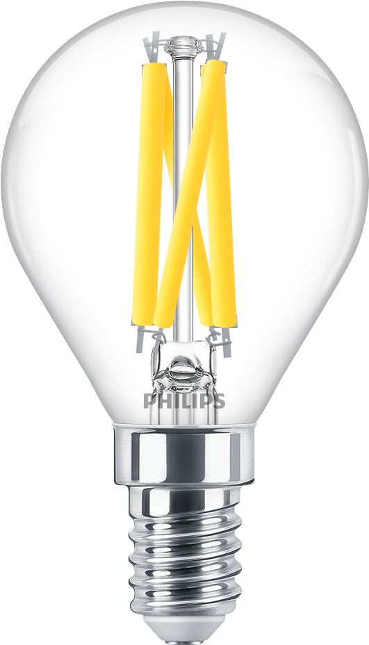 Philips LED Bulb P45 Clear 40W E14 Dimmable - 470 Lumen