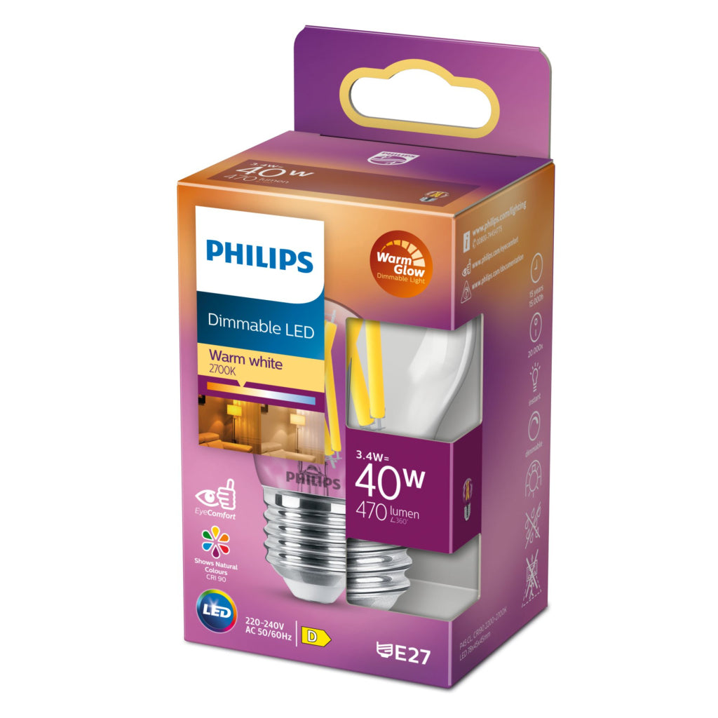 Philips Led Cl P45 Cl Wgd 40w E27