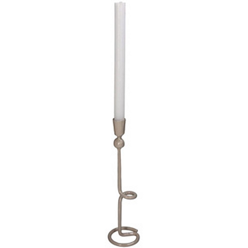 Kersten Candle Holder Metal Beige 8x8x30 cm