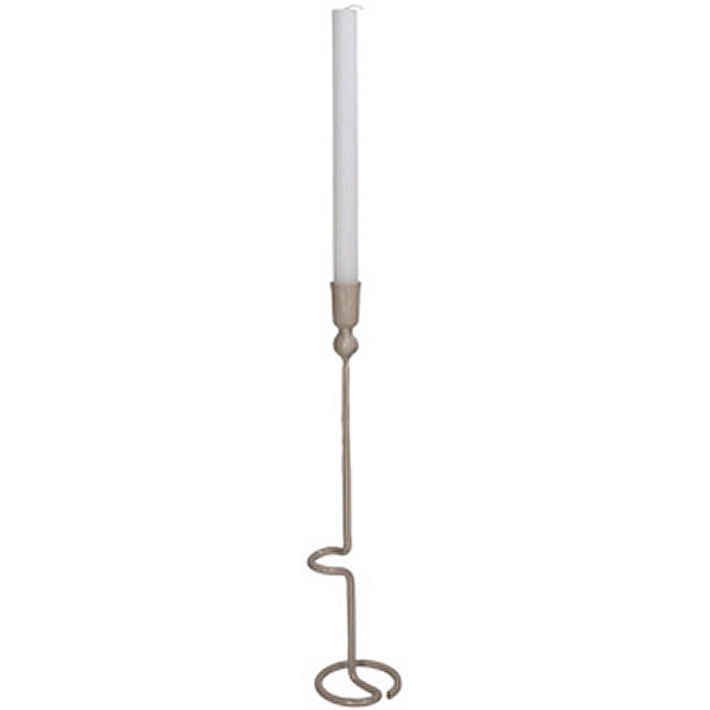 Kersten Candle Holder Metal Beige 8x8x40 cm