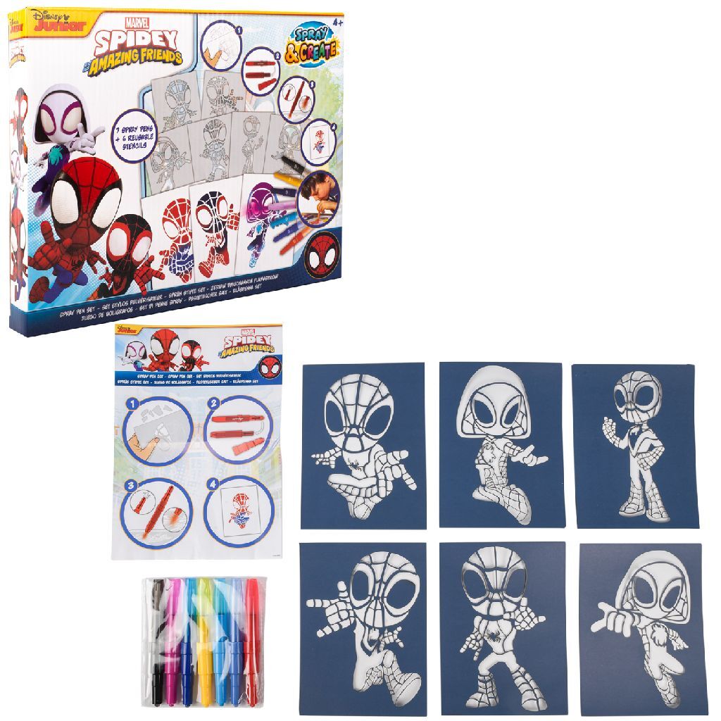 Marvel Spidey Spray Pen Set