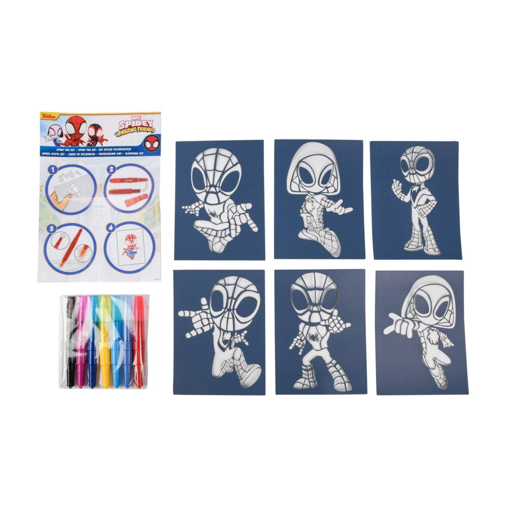 Marvel Spidey Spray Pen Set