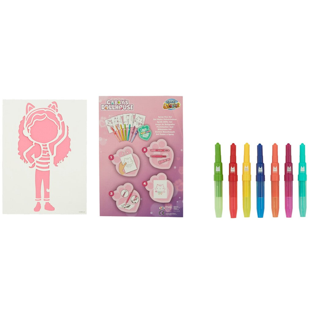 Gabby's Dollhouse Spray Pen Set for Kids