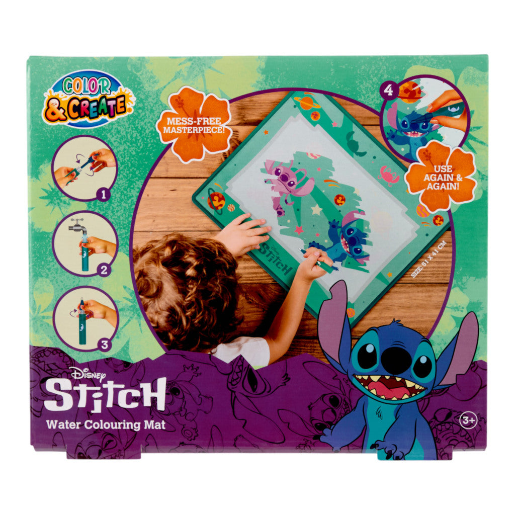 Disney Stitch Aqua Coloring Playmat 51x41 cm