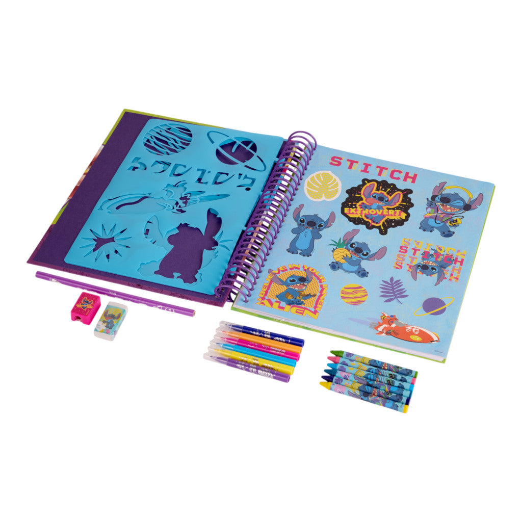 Disney Stitch Activity Coloring Book with Markers