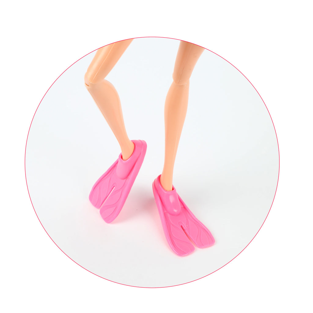Lauren Deluxe Teen Doll Diver with Glitter Dolphin - Bath Playset
