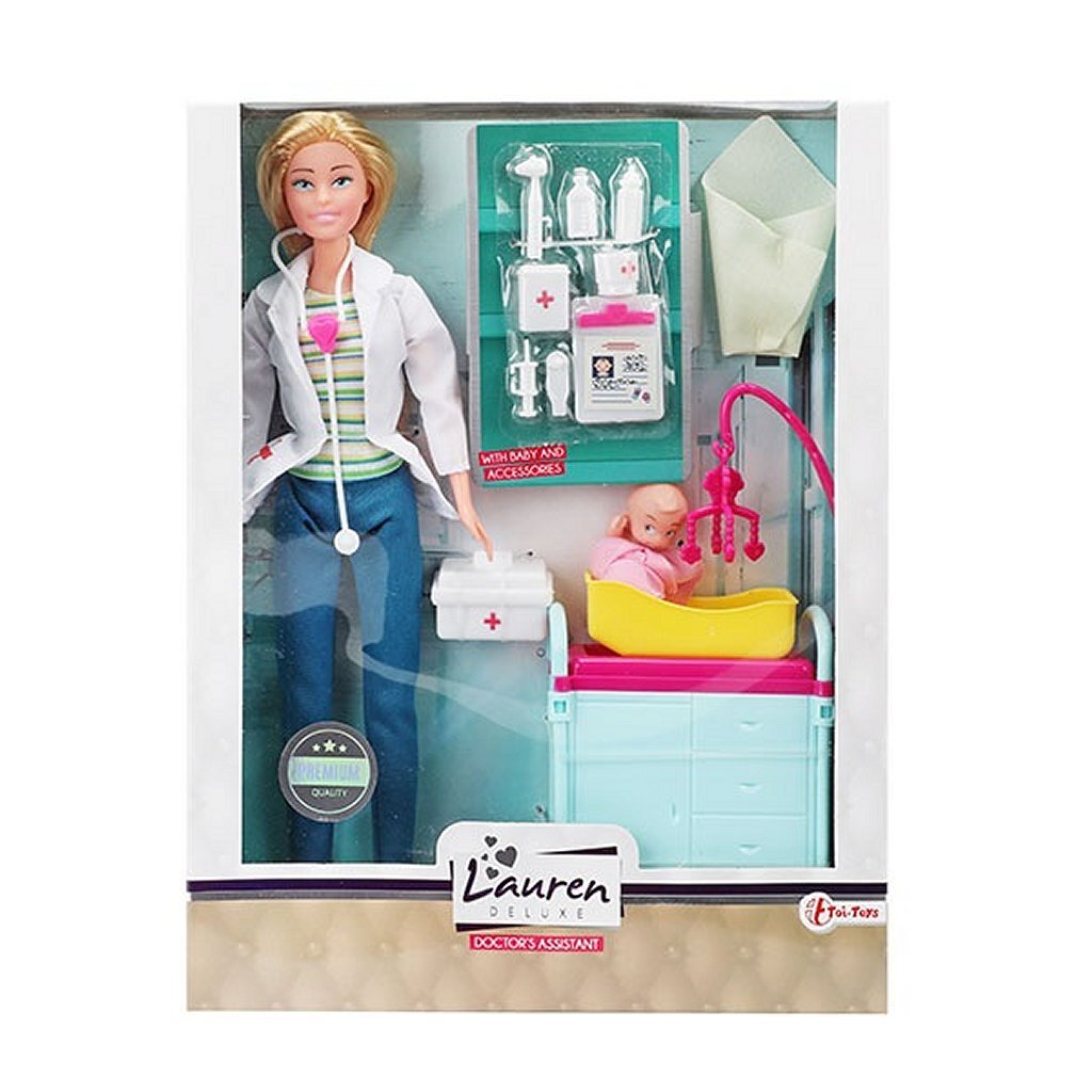 Lauren Teen Doll Pediatrician Playset - For Ages 4-6