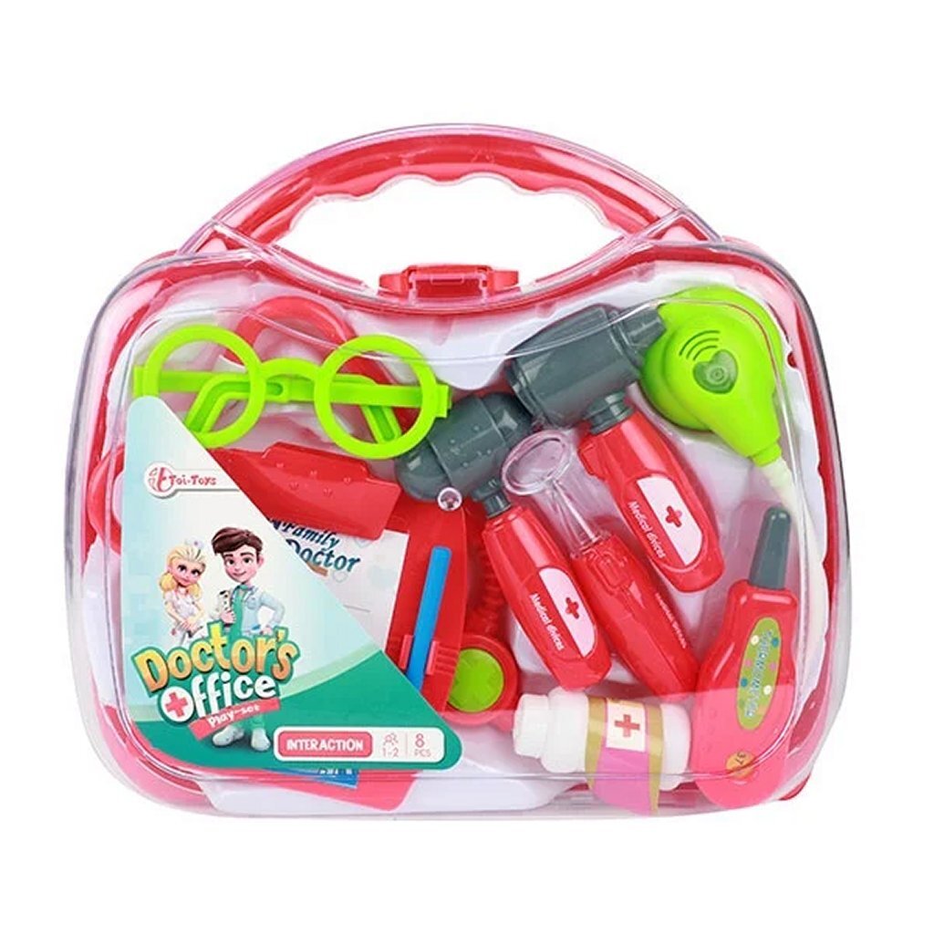 Toi Toys Doctor Set with Accessories and Stethoscope in Case
