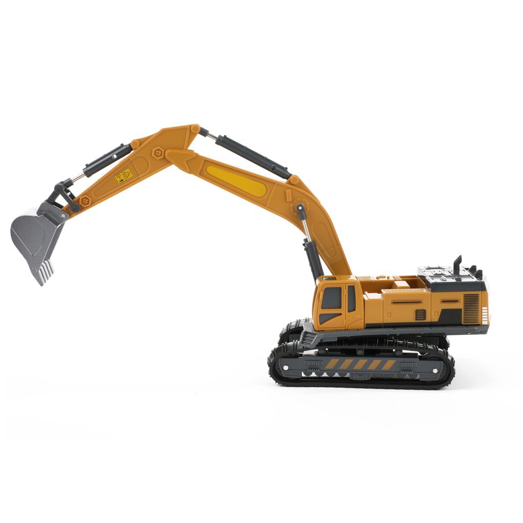 Metal World Tracked Excavator 1:55 Yellow/Black