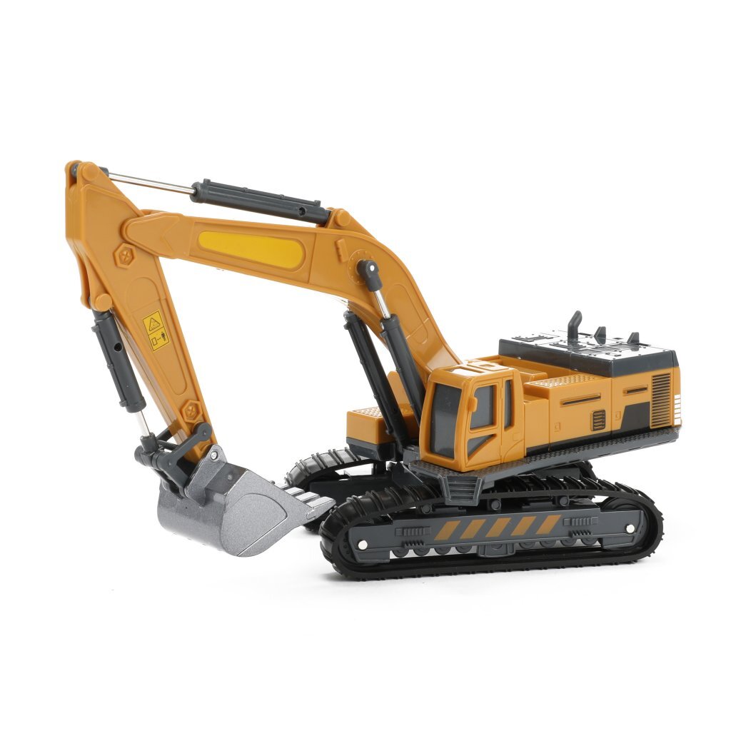 Metal World Tracked Excavator 1:55 Yellow/Black