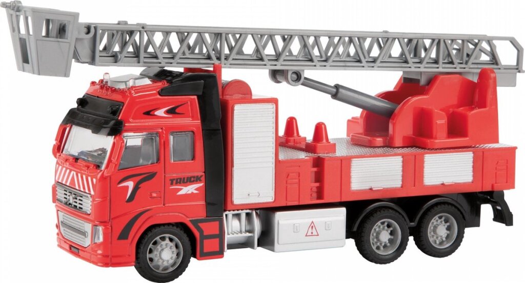 Toi-Toys Metal Fire Truck 1:38 Red 12 CM