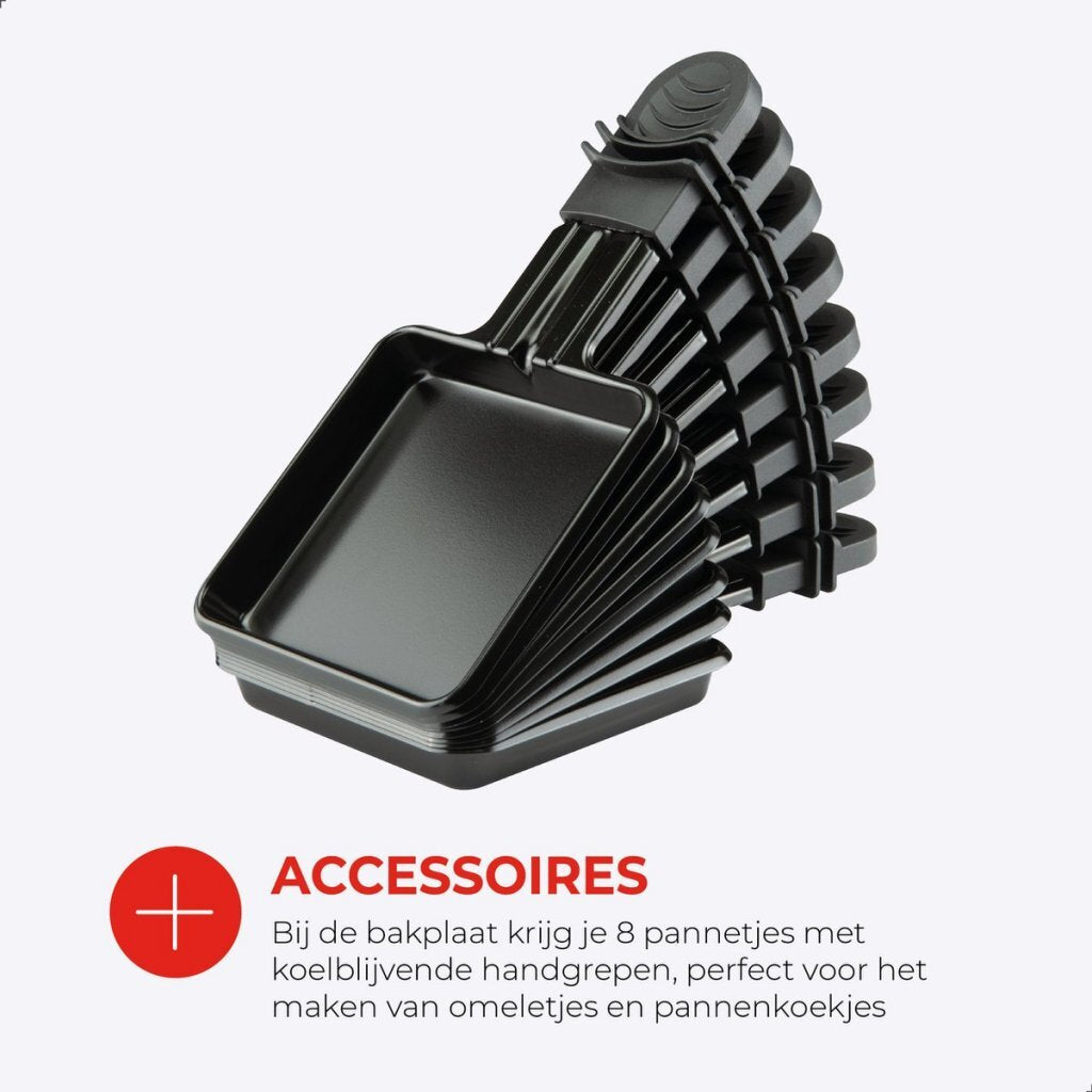 Bourgini Gourmette Reclette Pure Zwart/RVS