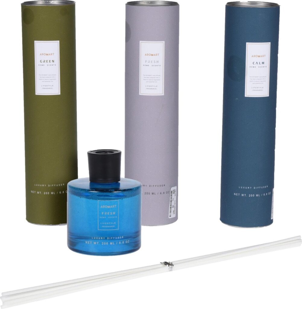Fragrance Set in Tube 200 ml - Aroma Diffuser with Sticks 9x9x35cm