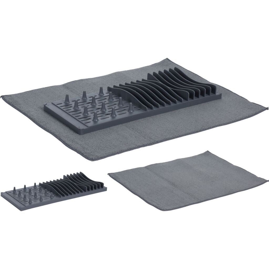 Drying Rack with Drying Mat 38x48 cm Anthracite