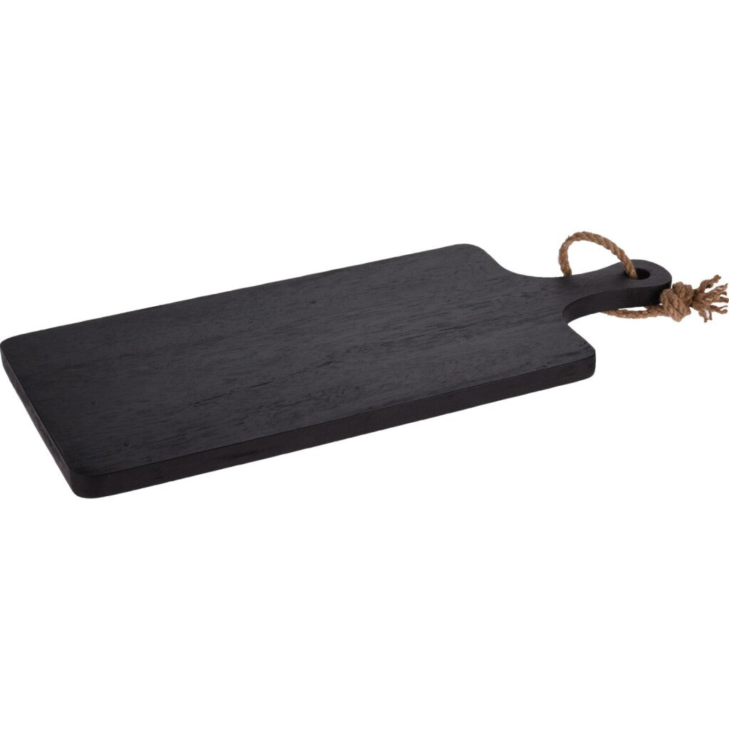 Rubberwood Cutting Board 50x15x2 cm Black