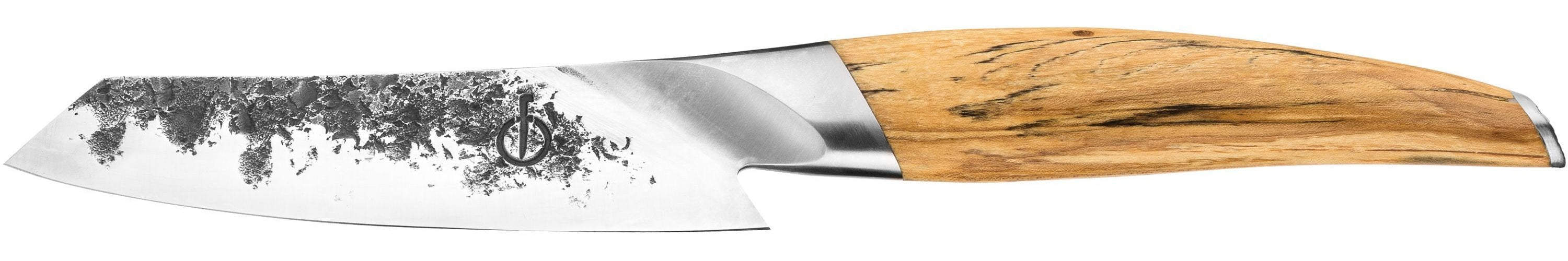 Couteau Santoku - FORGED - KATAI - Acier VG10 - Manche en bois de racine - L 14 cm afbeelding 4