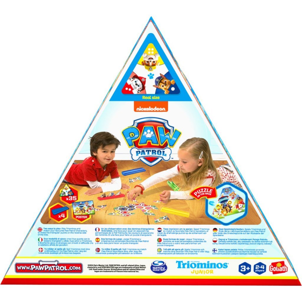 Goliath Triominos Junior Paw Patrol - Educational Game for Ages 4+