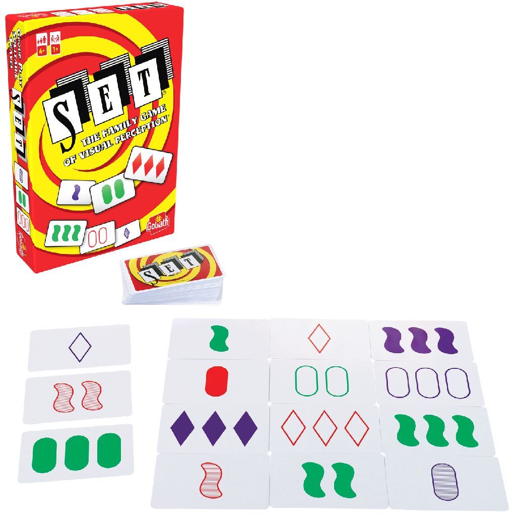 Goliath SET! Card Game - Fast-Paced Visual Challenge for All Ages