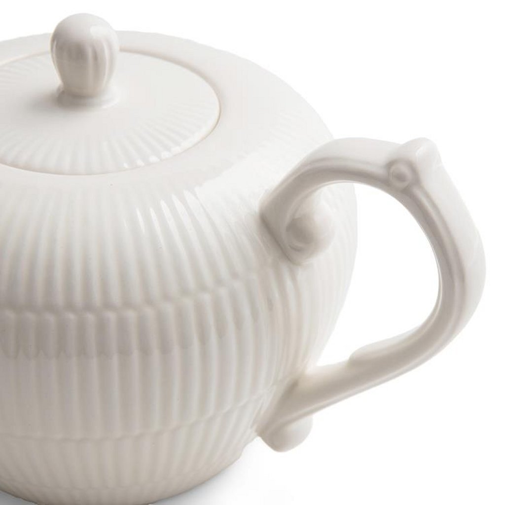 Royal Boch Vienne Teapot Earthenware/White 1.25 L