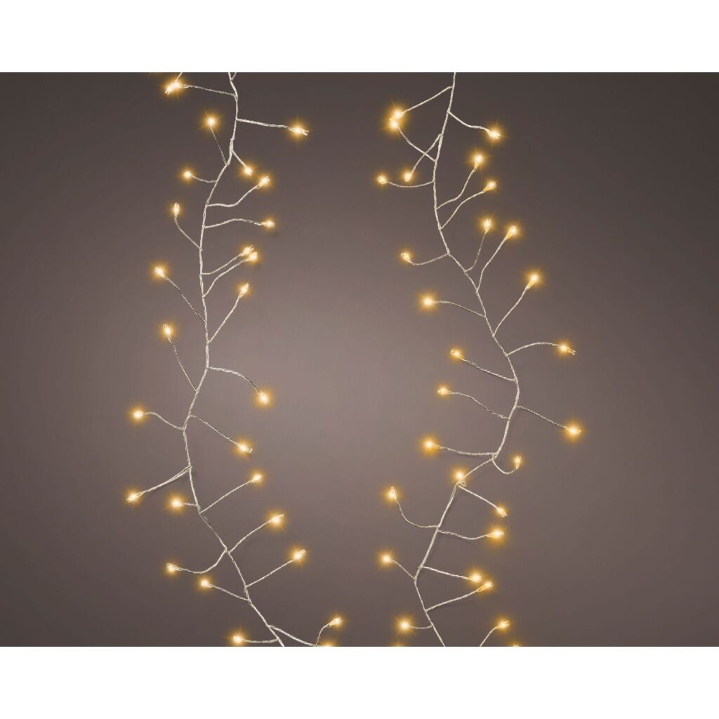 LED String Lights 100 LEDs - 120 cm Warm White Silver