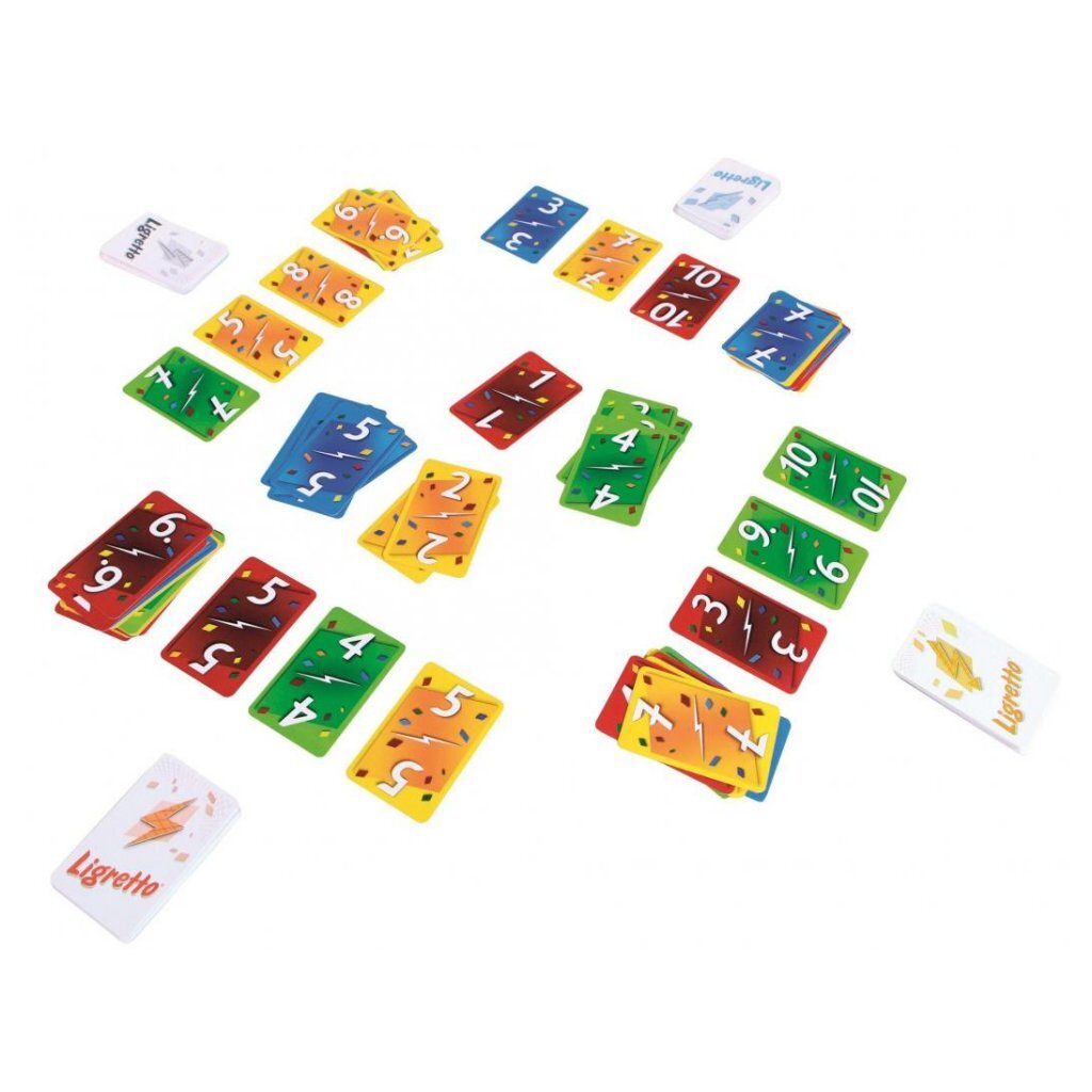 999 Games Card Game Ligretto Blue - Fast-Paced Game for 2-4 Players Aged 8+