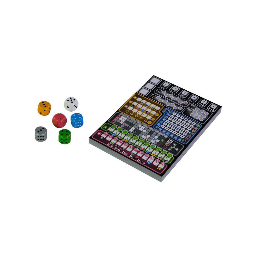 999 Games Clever 4 Ever Dice Game with 6 Dice and Score Pad