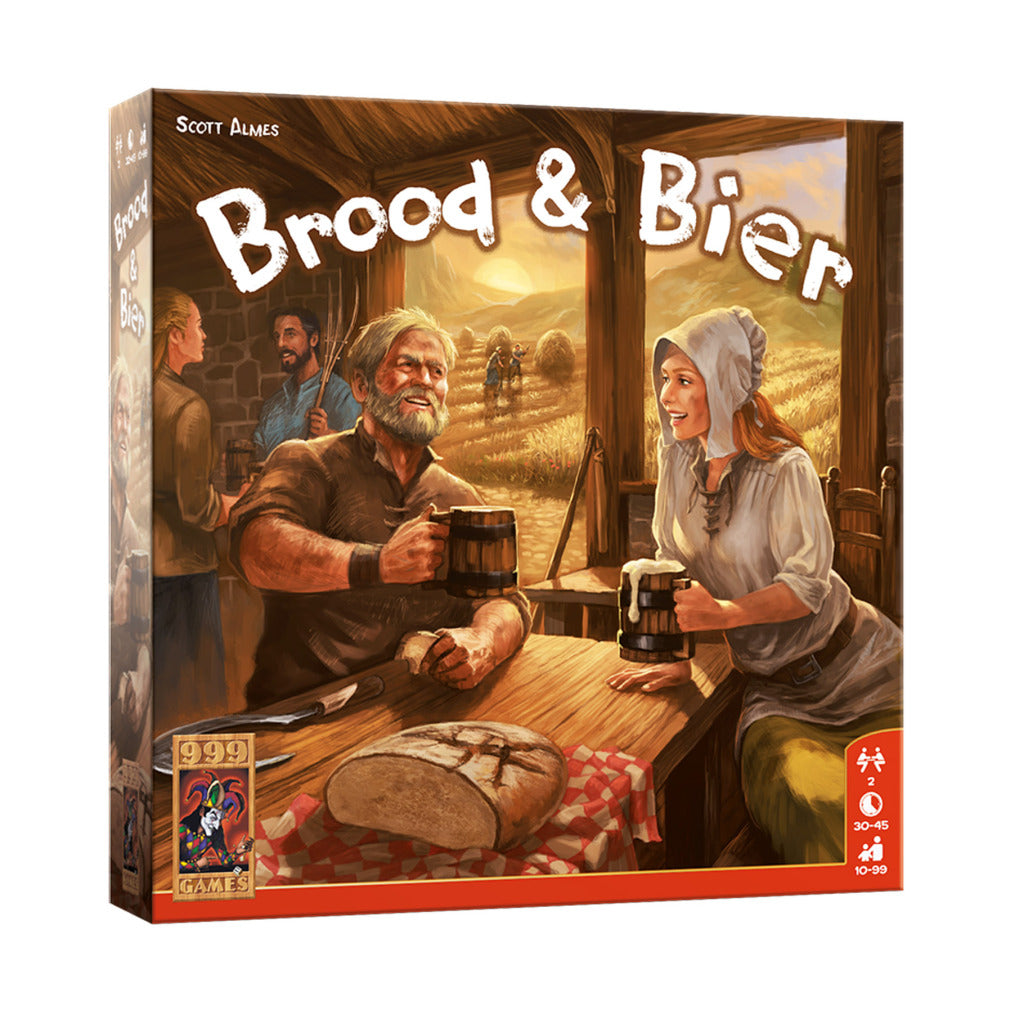 999 Games Bread and Beer Board Game - Strategy Game for 2 Players