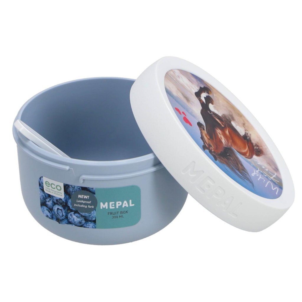 Mepal Campus Fruit Box 300 ml Wild Horse White/Blue
