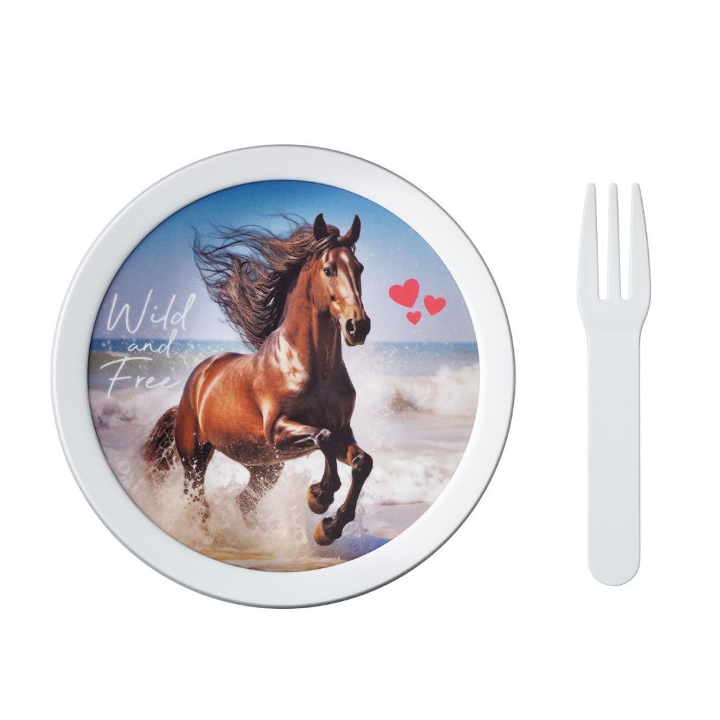 Mepal Campus Fruit Box 300 ml Wild Horse White/Blue