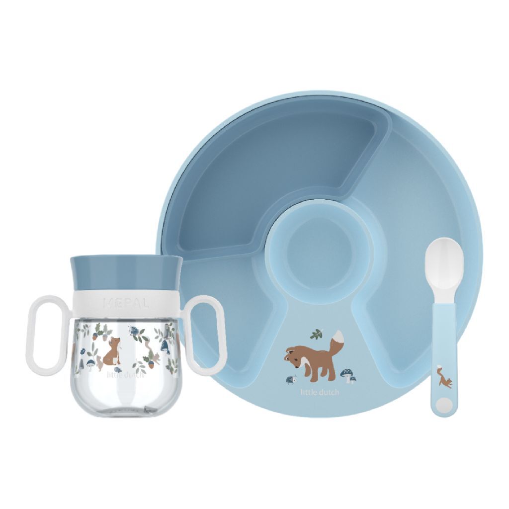 Mepal Little Dutch Baby Dinnerware Set 3-piece Blue