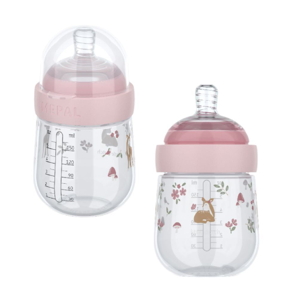 Mepal Little Dutch Fairy Garden Baby Bottle 165 ml Pink