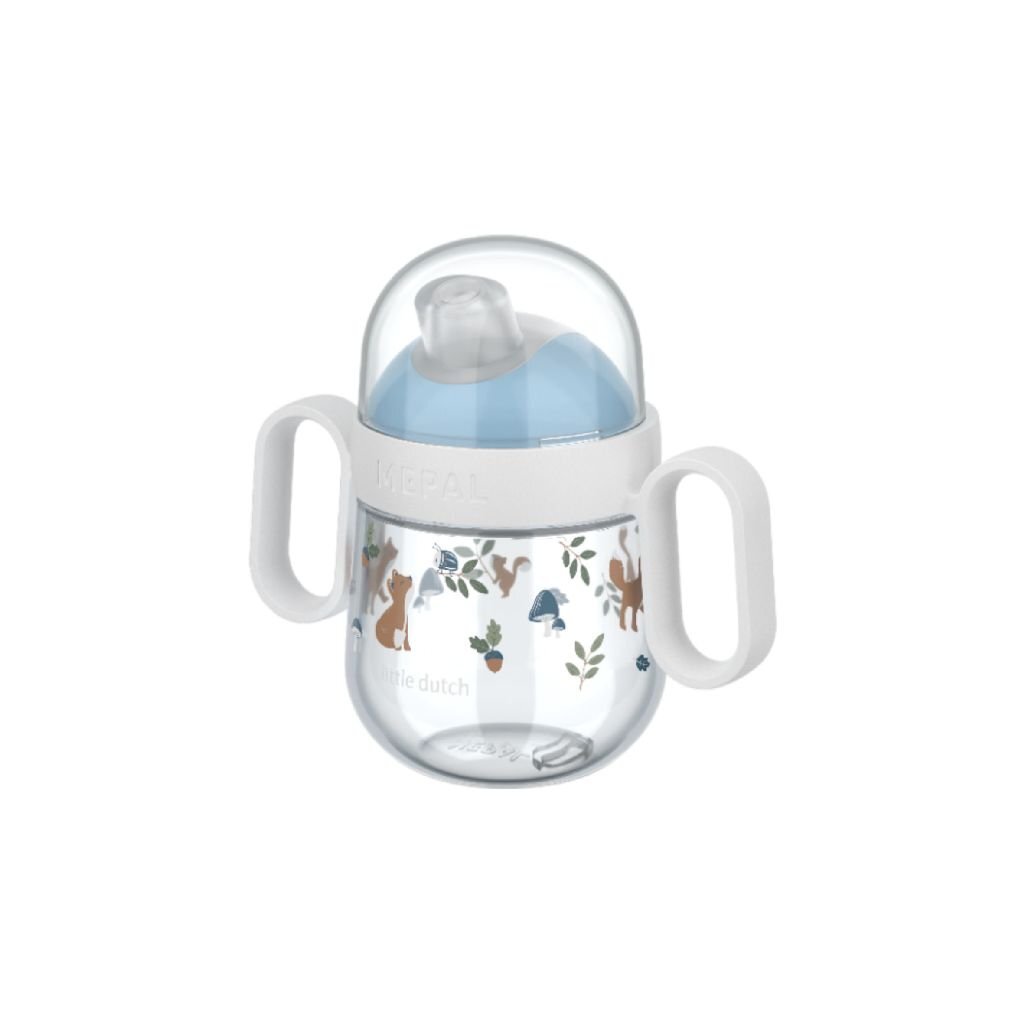 Mepal Little Dutch Forest Friends Leak-Proof Cup Blue/White