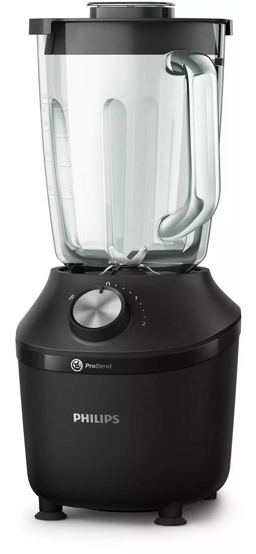 Philips Blender 3000 Serie, ProBlend System, 600W, Glasgefäß, schwarz, HR2291/01 (HR2291/01) - 8720389001475 - image 1