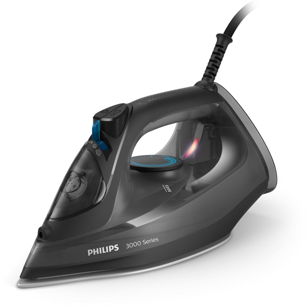 Philips DST3041/80 3000 Series Steam Iron Black - 2600 W - 300 ml Water Tank
