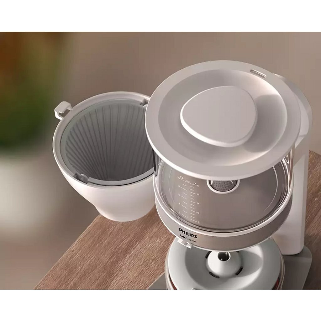 Philips HD5416/00 Café Gourmet Coffee Maker White - 1.25 L Capacity