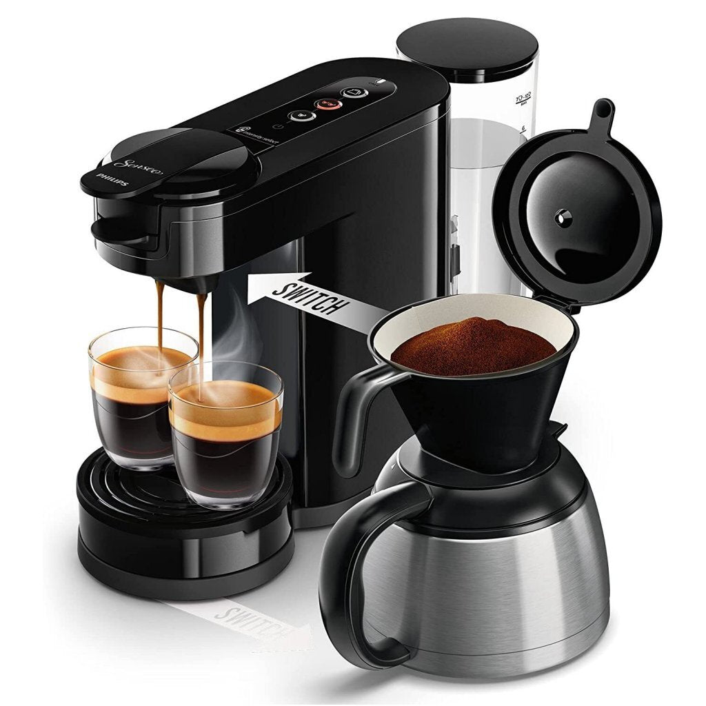 Philips HD6592/64 SENSEO Switch Coffee Machine 1450W Black