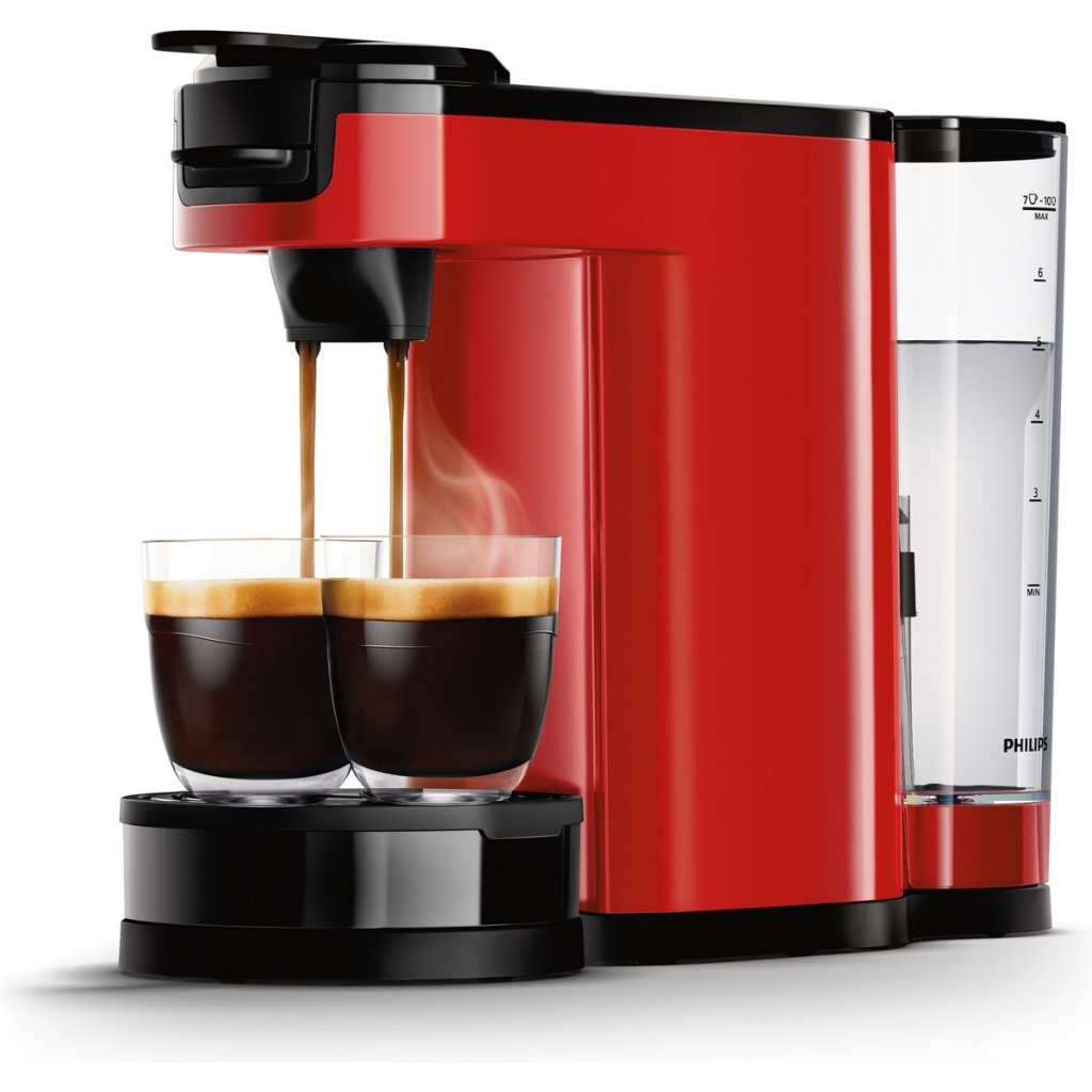 Philips HD6592/84 Pod and Filter Coffee Machine 1450W Red/Black