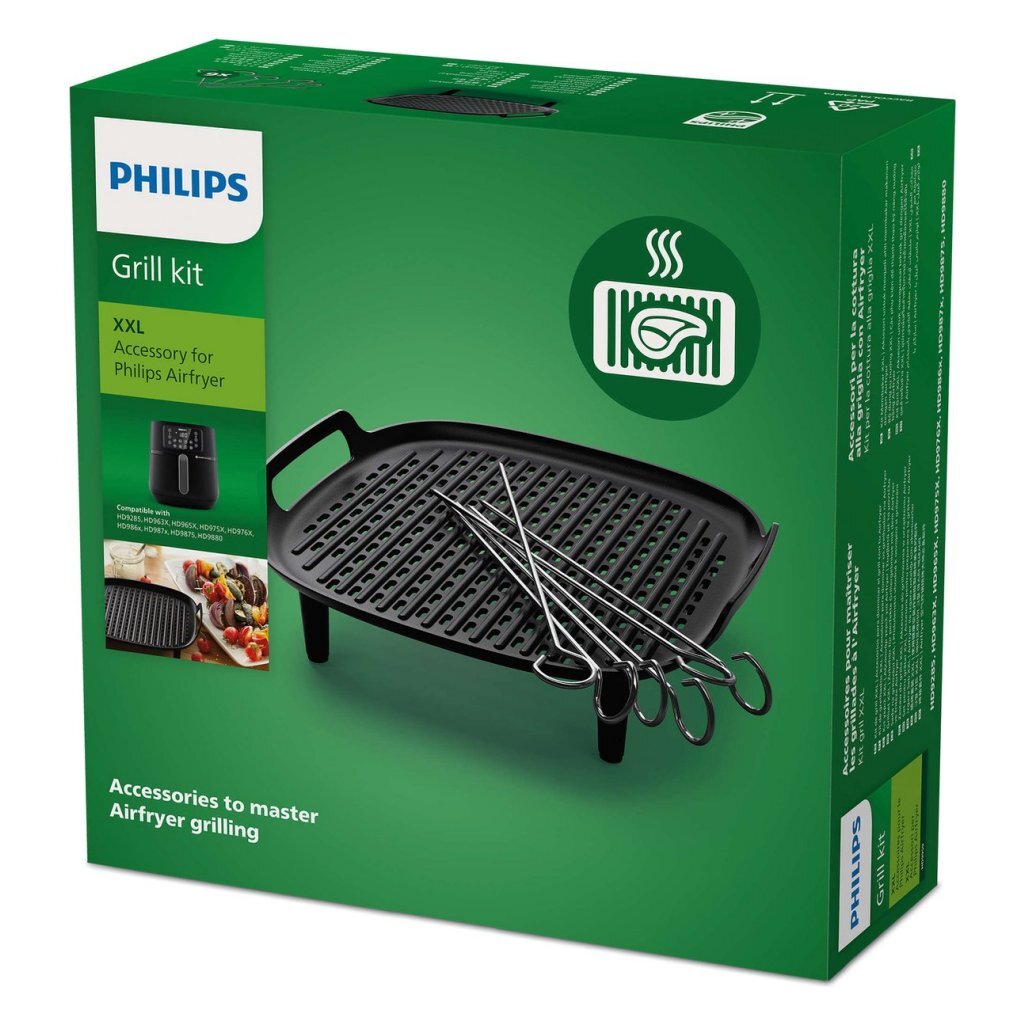 Philips XXL Grill Kit Black for Airfryer HD9959/00
