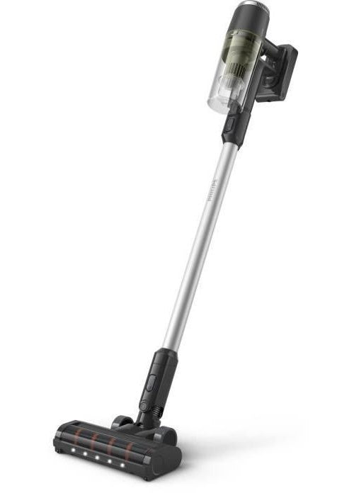 Aspirateur balai sans fil - PHILIPS - XC3033/01 - Série 3000 - batterie lithium-ion 25.2V - balai a LED - Vert Cargo afbeelding 1