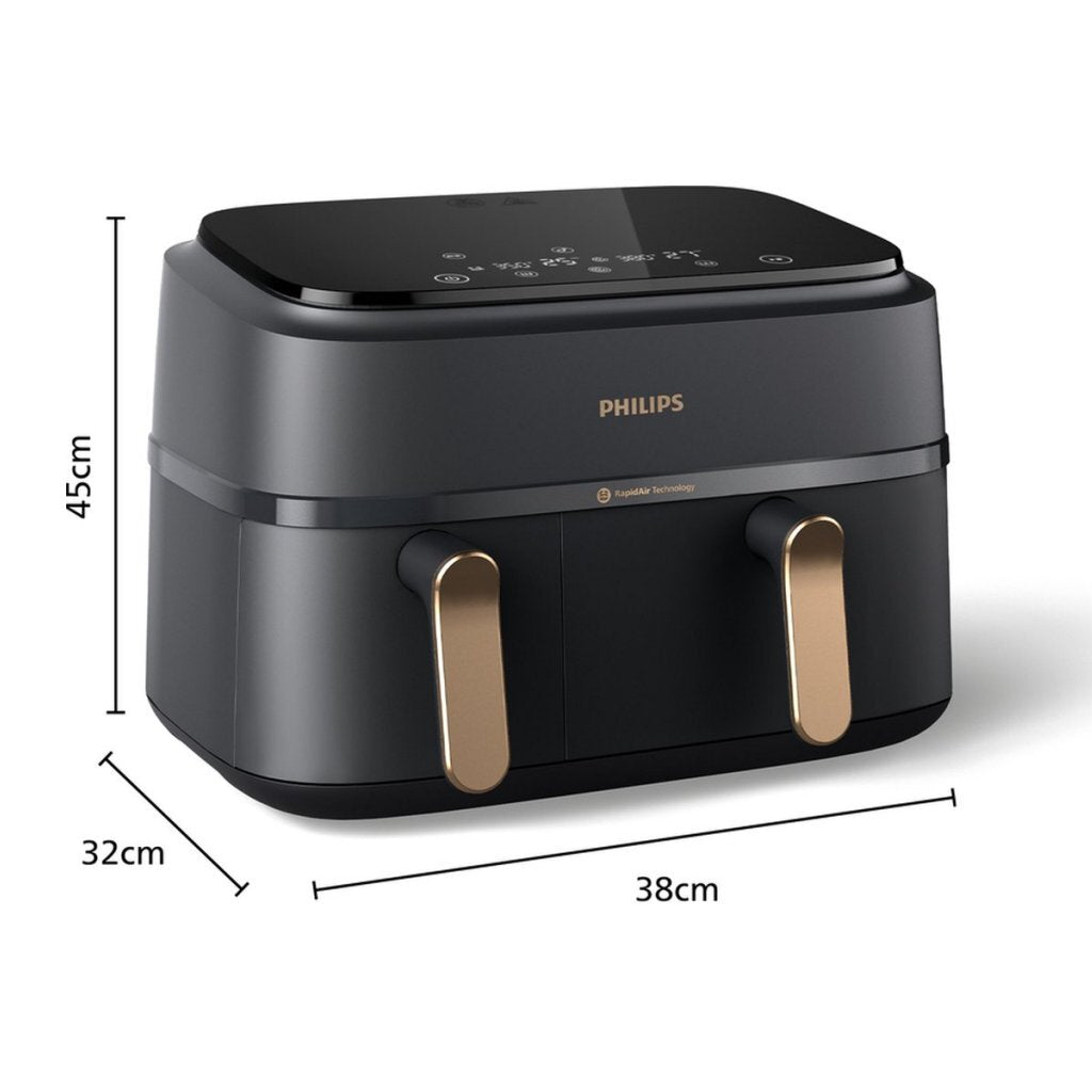Philips NA352/04 3000 Series Airfryer 9 L 2750W Black/Gold