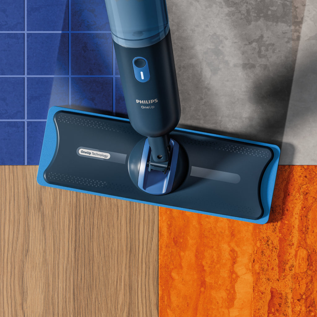 Philips OneUp Mop Cloth 35x12 cm Blue 2 Pieces for Stick Vacuum XV1882/20