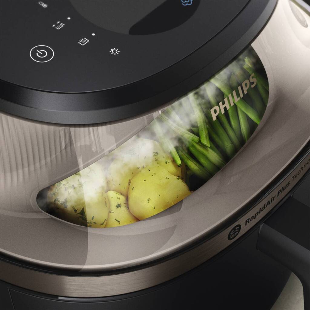 Philips NA547/07 Airfryer 7.2 L 2000W with Touch Display - Black