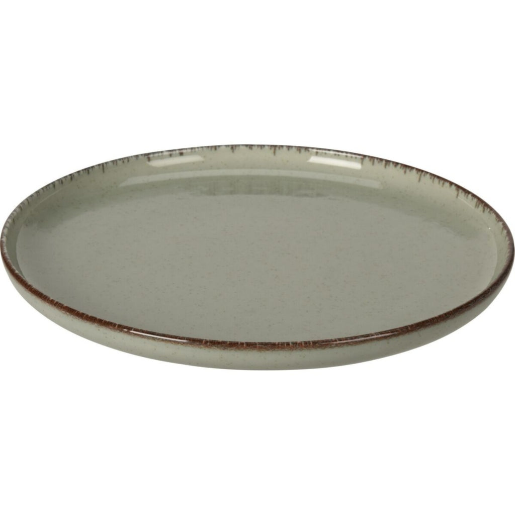 Porcelain Plate Dia 270xh25mm Green