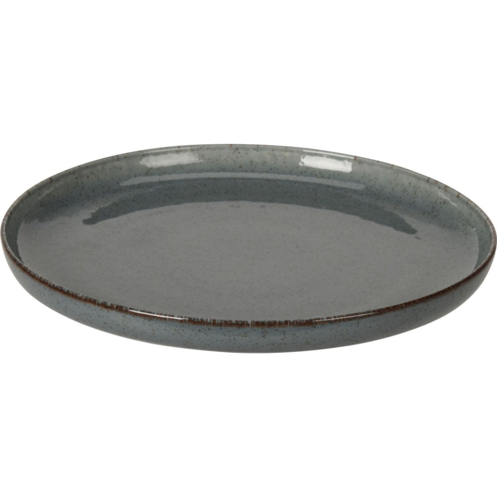Porcelain Plate Dia 270xh25mm Gray